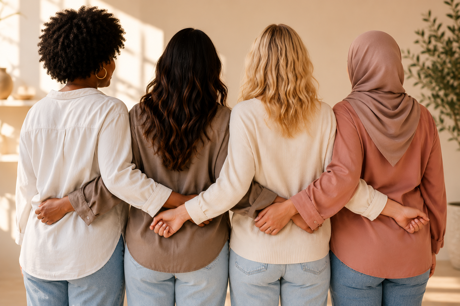 Women healing together
