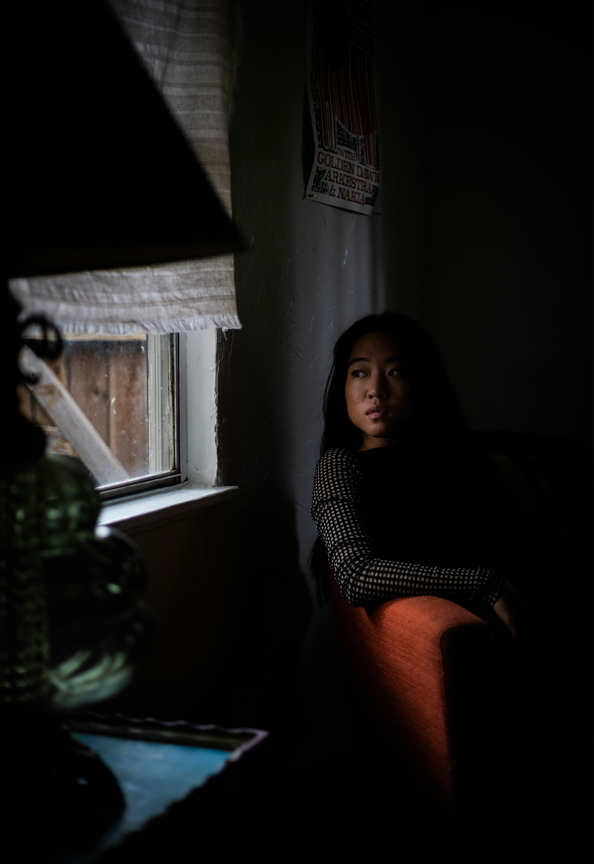 Women in quiet reflection